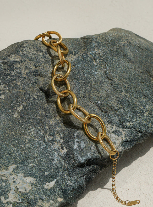 Oval Link Chain Bracelet - E3K